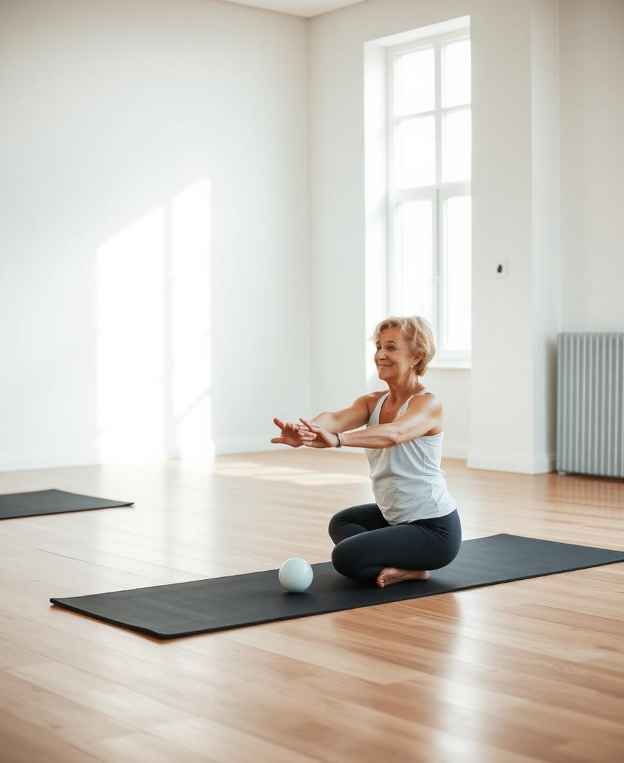 Clase de Pilates Mat en Zenit